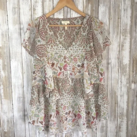 Matilda Jane Floral Fly By Layered Blouse - Picture 2 of 7